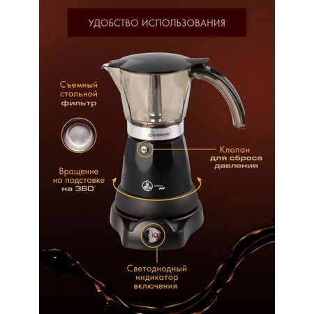 Гейзерная кофеварка ENDEVER Costa-1020