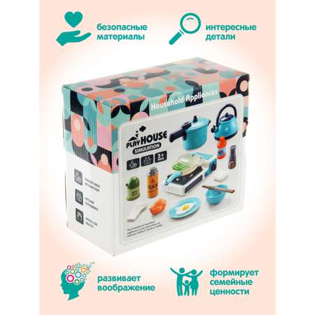 Игрушка Veld Co плита, продукты, посуда, чайник