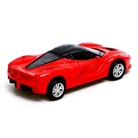 Машина Автоград металлическая «Суперкар» инерционная масштаб 1:43 цвет красный