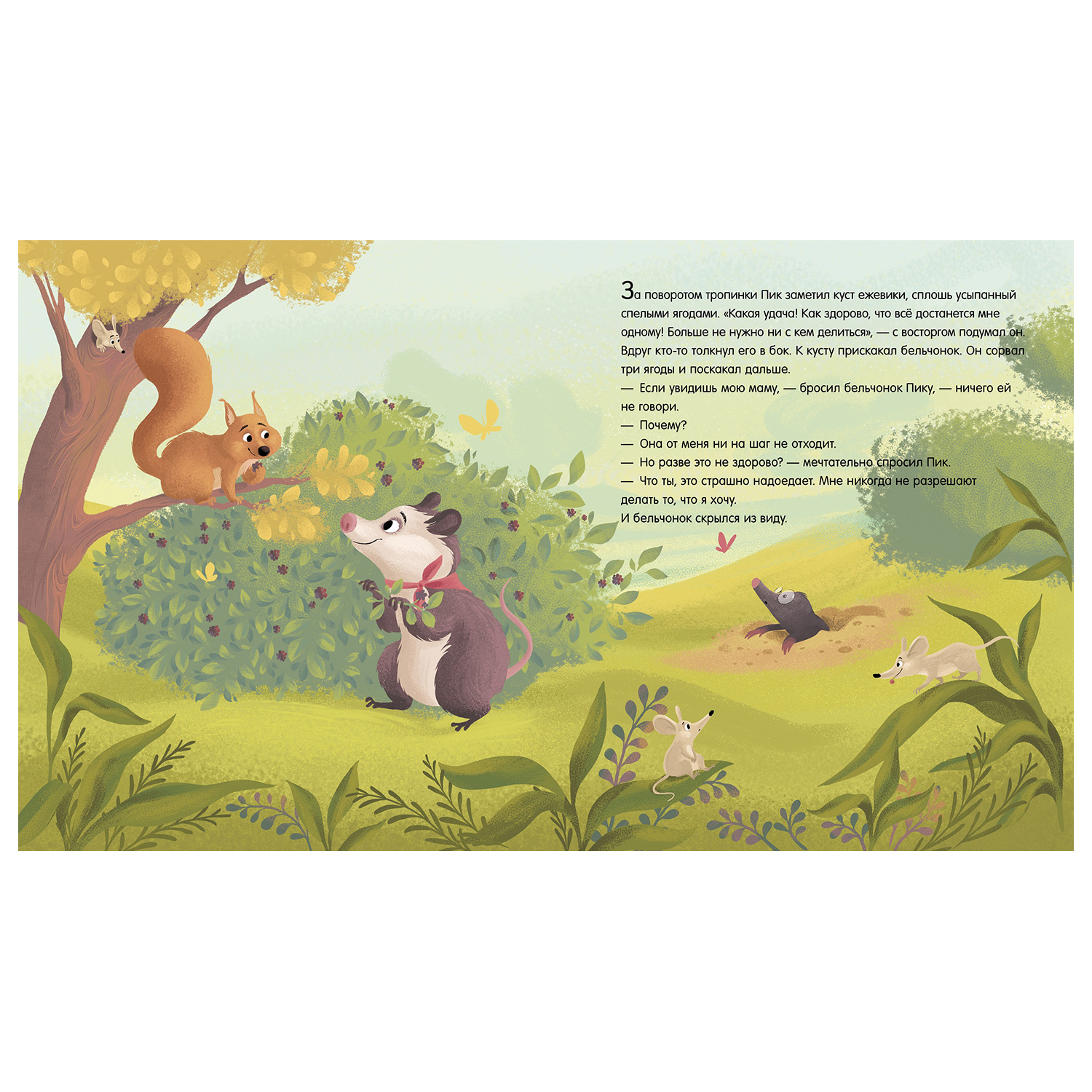 Книга Clever Книжки картинки Малыш Пик и дружная семья - фото 3