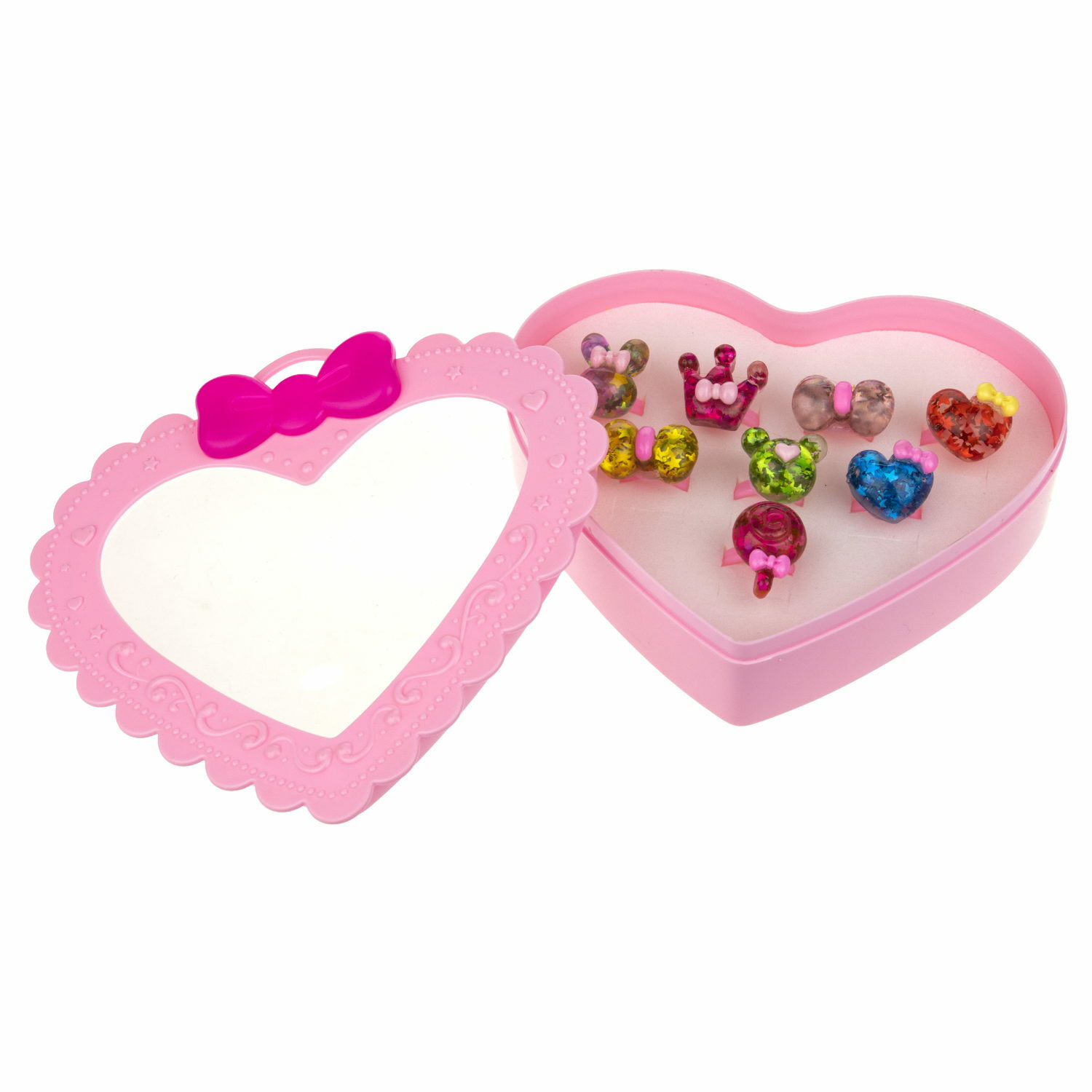 Набор бижутерии 1TOY Sweet heart Bijou 8 колец леденцы - фото 1