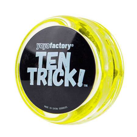 Развивающая игрушка YoYoFactory Йо-йо TenTrick желтый