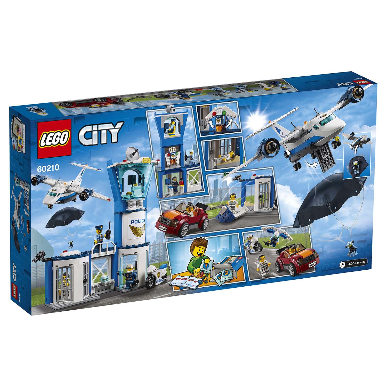 Конструктор LEGO City Police Воздушная полиция: авиабаза 60210 - фото 3