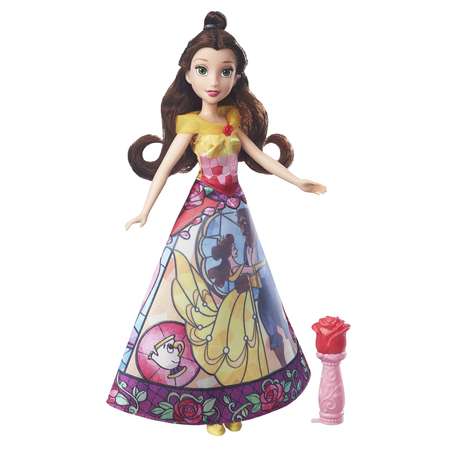 Кукла Princess Hasbro в юбке с проявляющимся принтом Бэлль B6850EU40