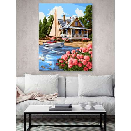 Картина по номерам Hobby Paint холст на подрамнике 40х50 см Родной берег