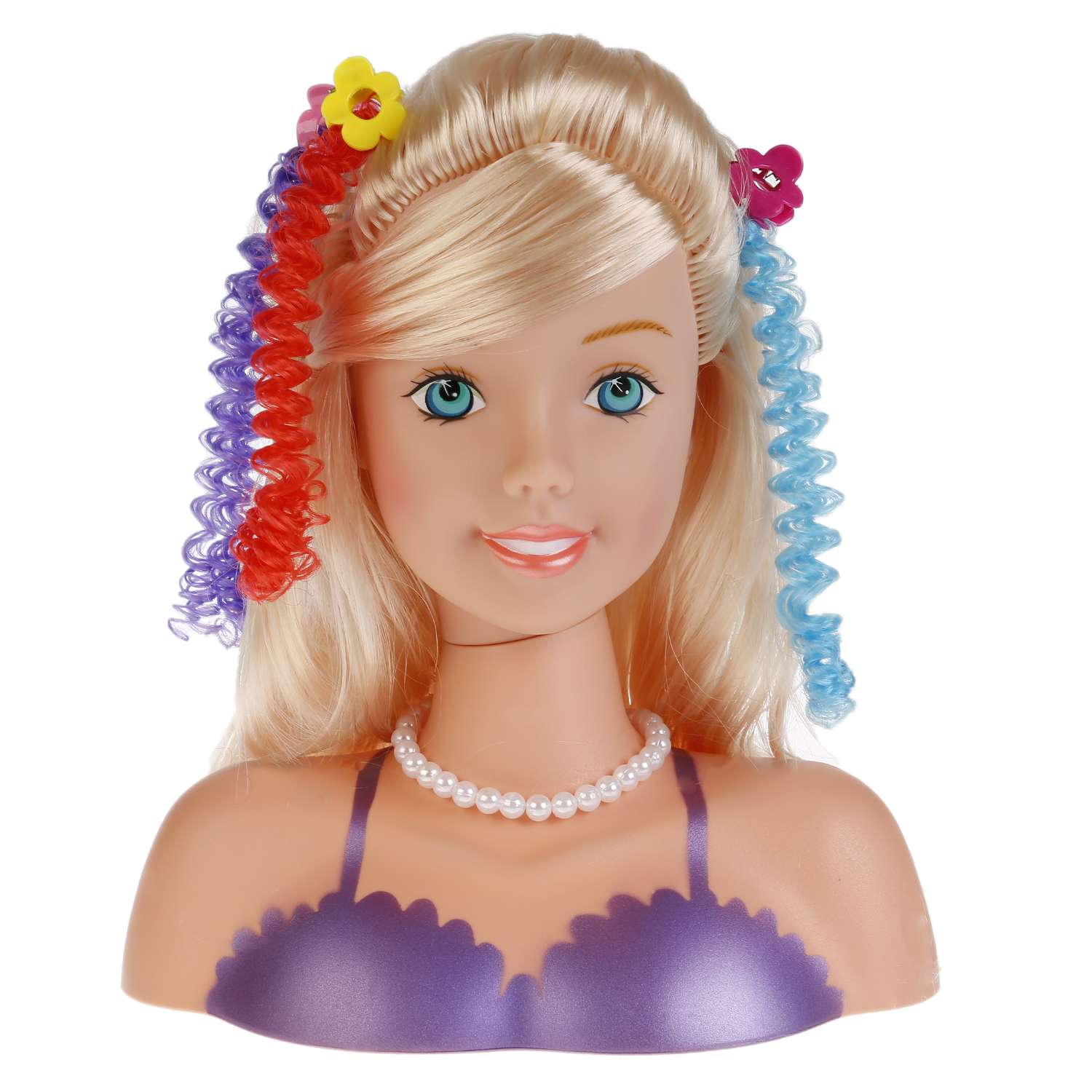 Кукла Карапуз Манекен для создания причесок с аксессуарами для волос 257036 - фото 1