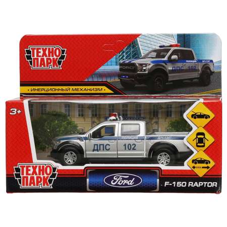 Машина Технопарк Ford F150 Raptor Полиция 326505