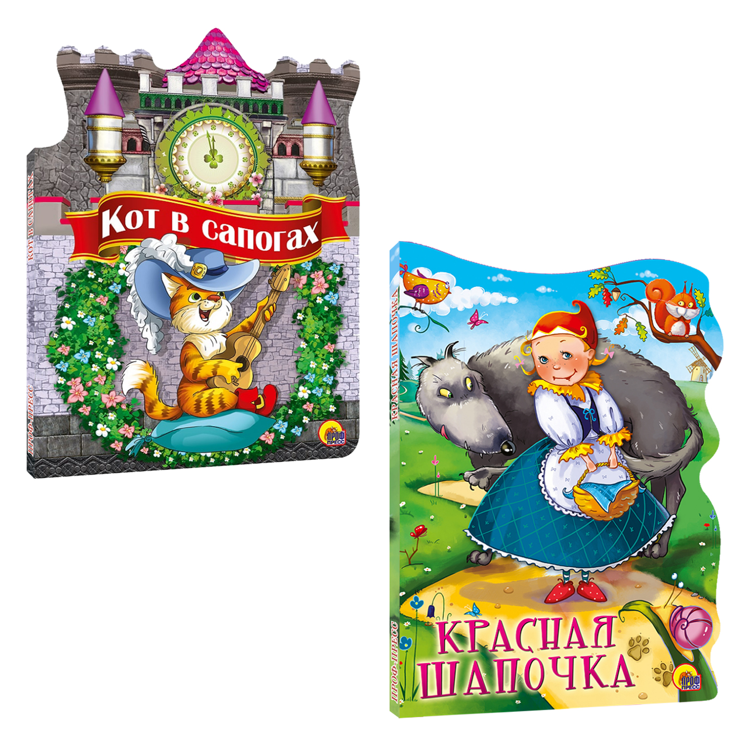 Книги Проф-Пресс Кот в сапогах и Красная шапочка 2шт ПП-00144287 - фото 1