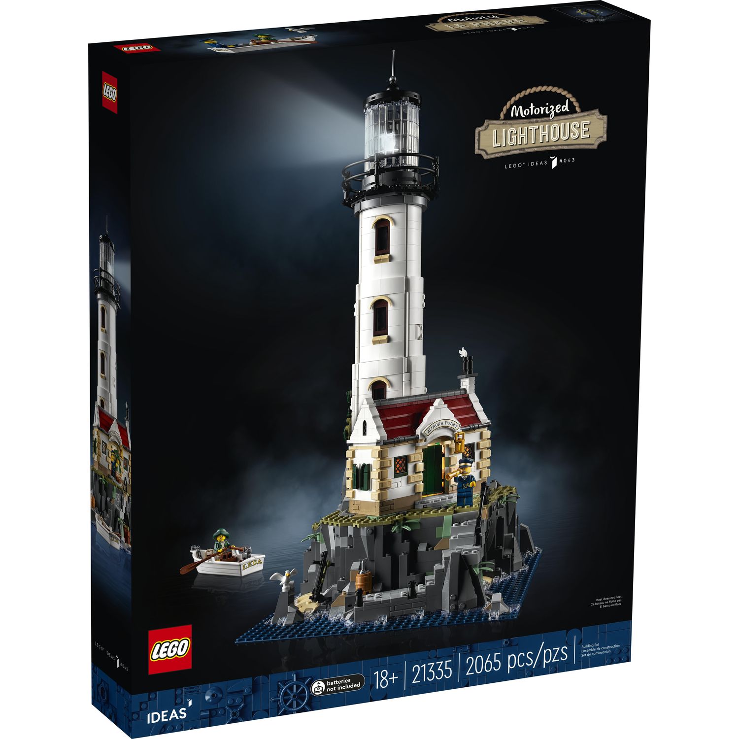 Конструктор LEGO Ideas Моторизированный маяк 21335 купить по цене 45999 ₽ в  интернет-магазине Детский мир