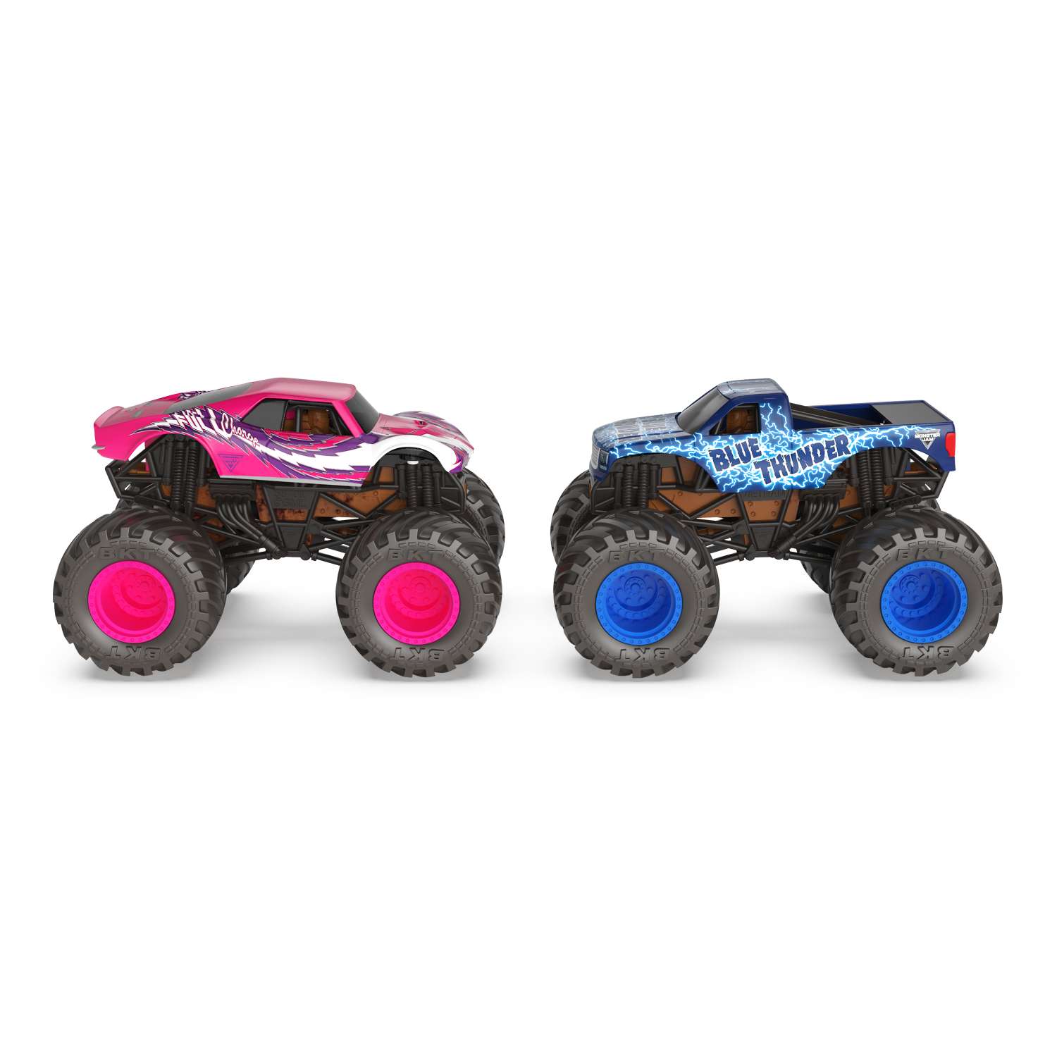 Набор машинок Monster Jam 1:64 Thunder vs Charging 2 шт 6060875 6060875 - фото 2