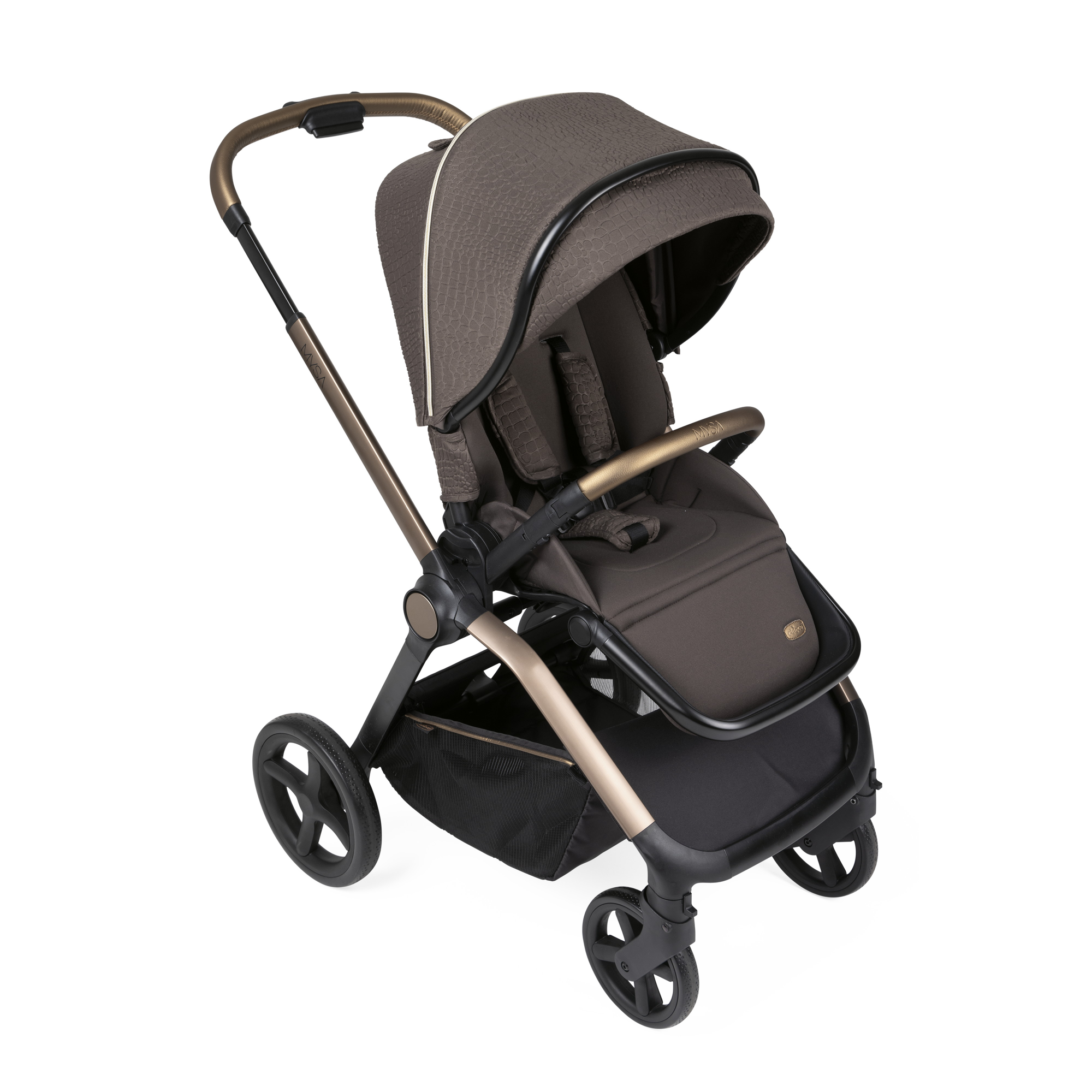 Коляска Chicco Mysa Stroller bronze lizard re lux - фото 1