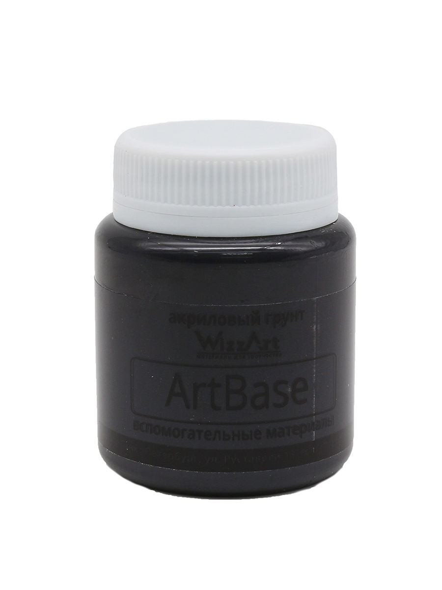 Грунт ArtBase , 80 мл, черный Wizzart WB3.80