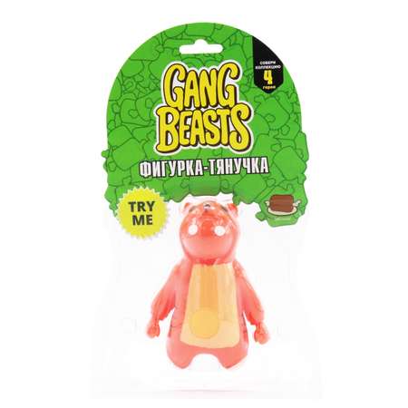 Игрушка PMI фигурка-тянучка Gang Beasts оранжевая GB6602-A