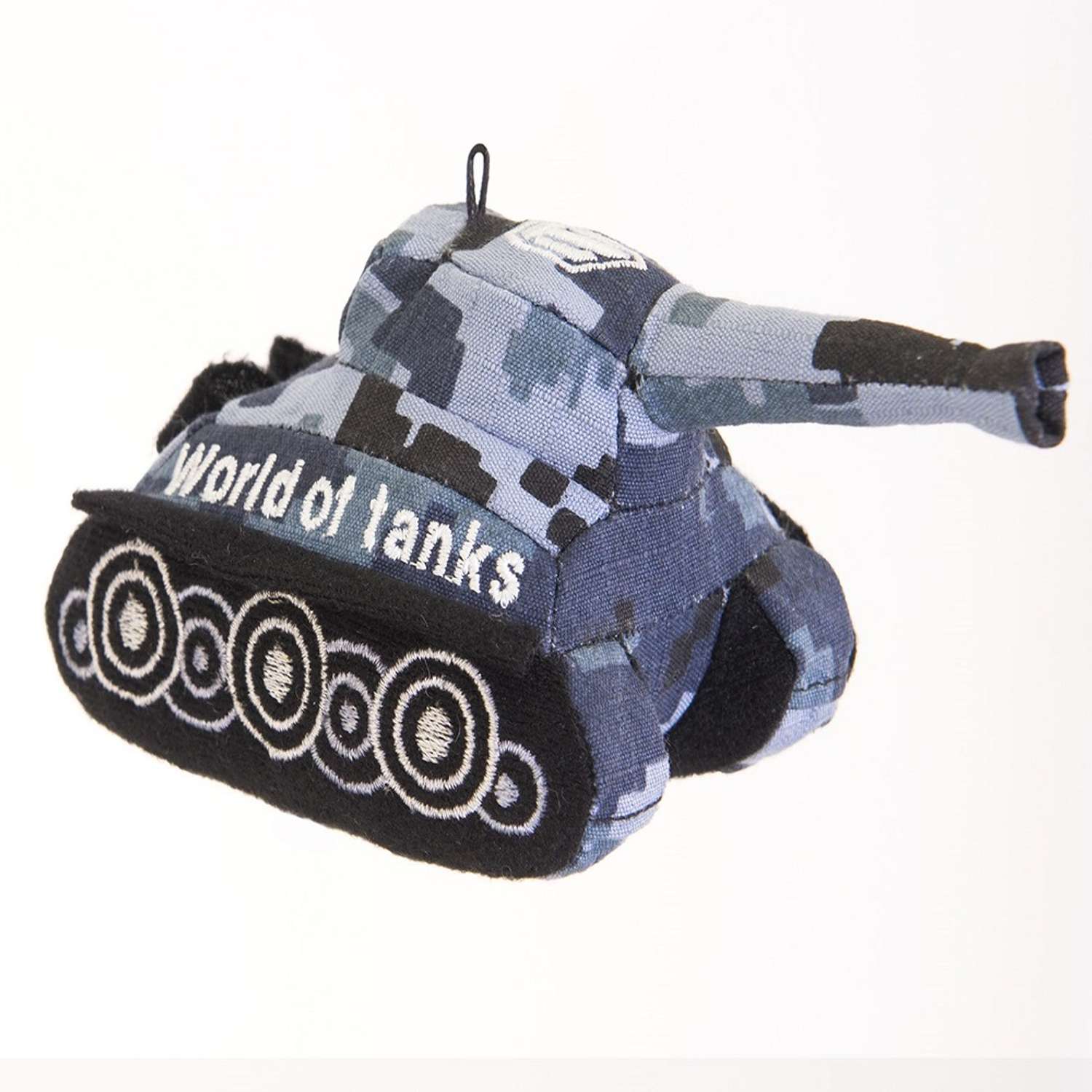 Мягкая игрушка World of Tanks в виде танка серый хаки - фото 1