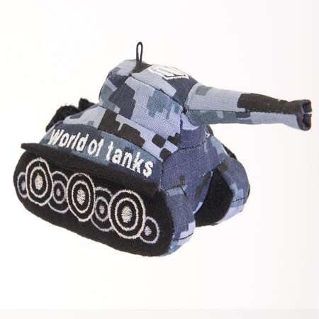 Мягкая игрушка World of Tanks в виде танка серый хаки