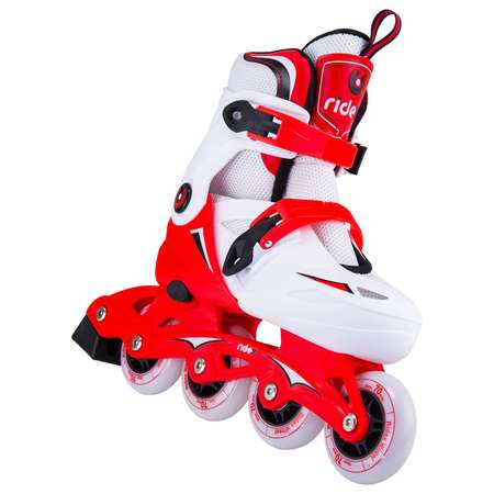 Ролики раздвижные RIDEX Inline skates Cricket Black plastic S