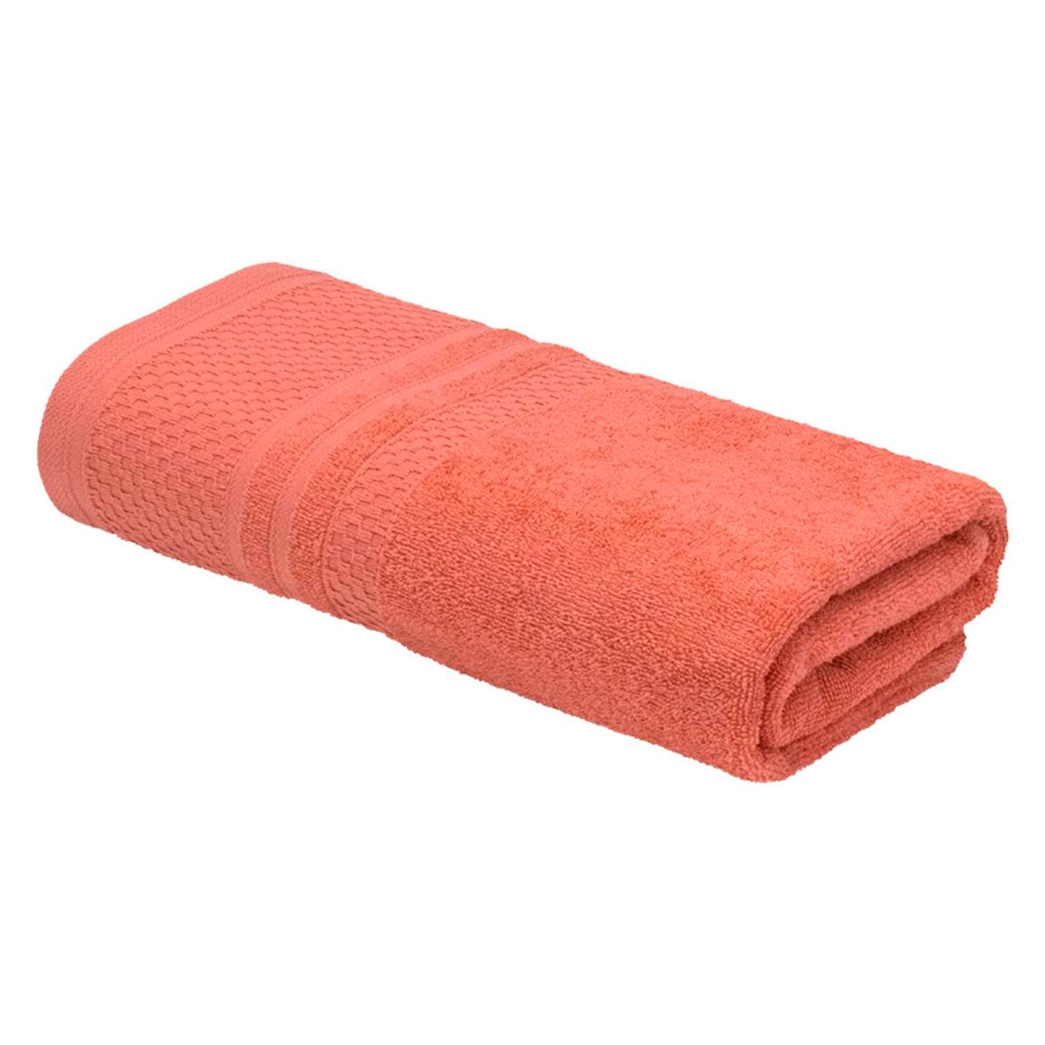 Махровое полотенце Bravo Пабло м7715_02 M 50х80 розовый - фото 1