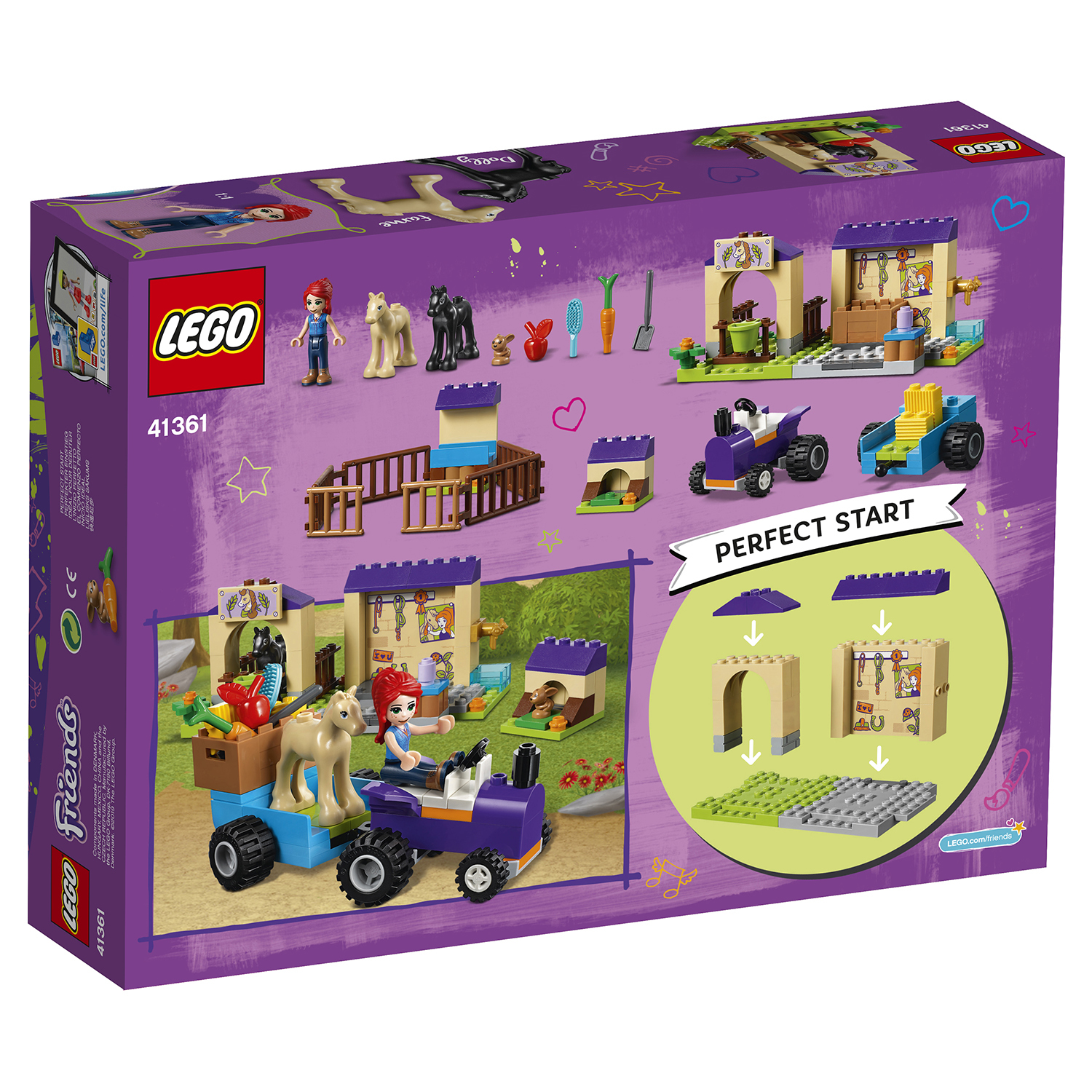 Конструктор LEGO Friends Конюшня для жеребят Мии 41361 - фото 3