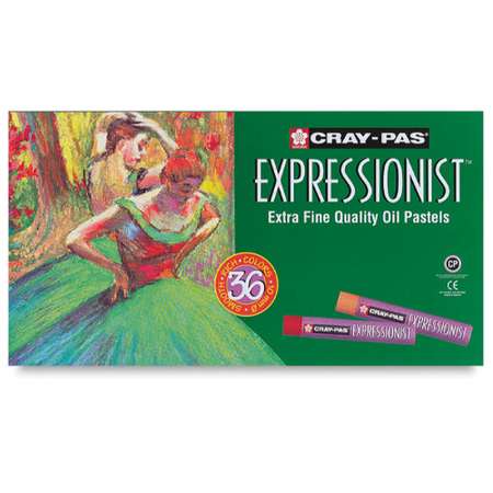 Набор масляной пастели Sakura Cray-Pas Expressionist для начинающих 36 цветов в картонной упаковке