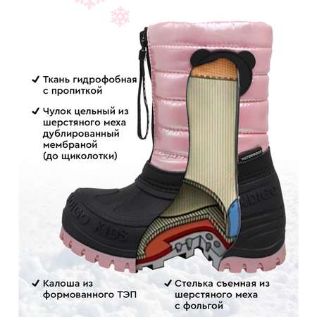 Сноубутсы Indigo kids