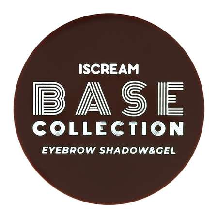 Тени и гель для бровей ISCREAM Base 2 в 1 тон 02 (taupe)