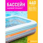 Надувной бассейн Jilong Орнамент 200х150х50 см 440 л