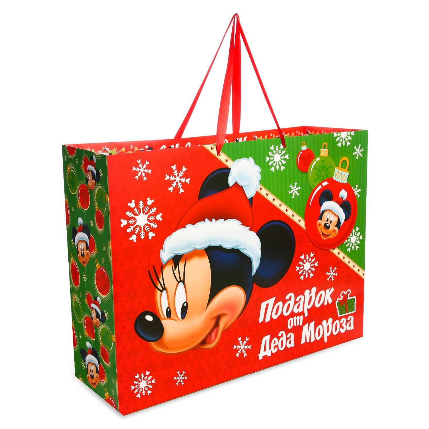 Пакет Disney Подарок от деда Мороза Микки Маус - фото 2