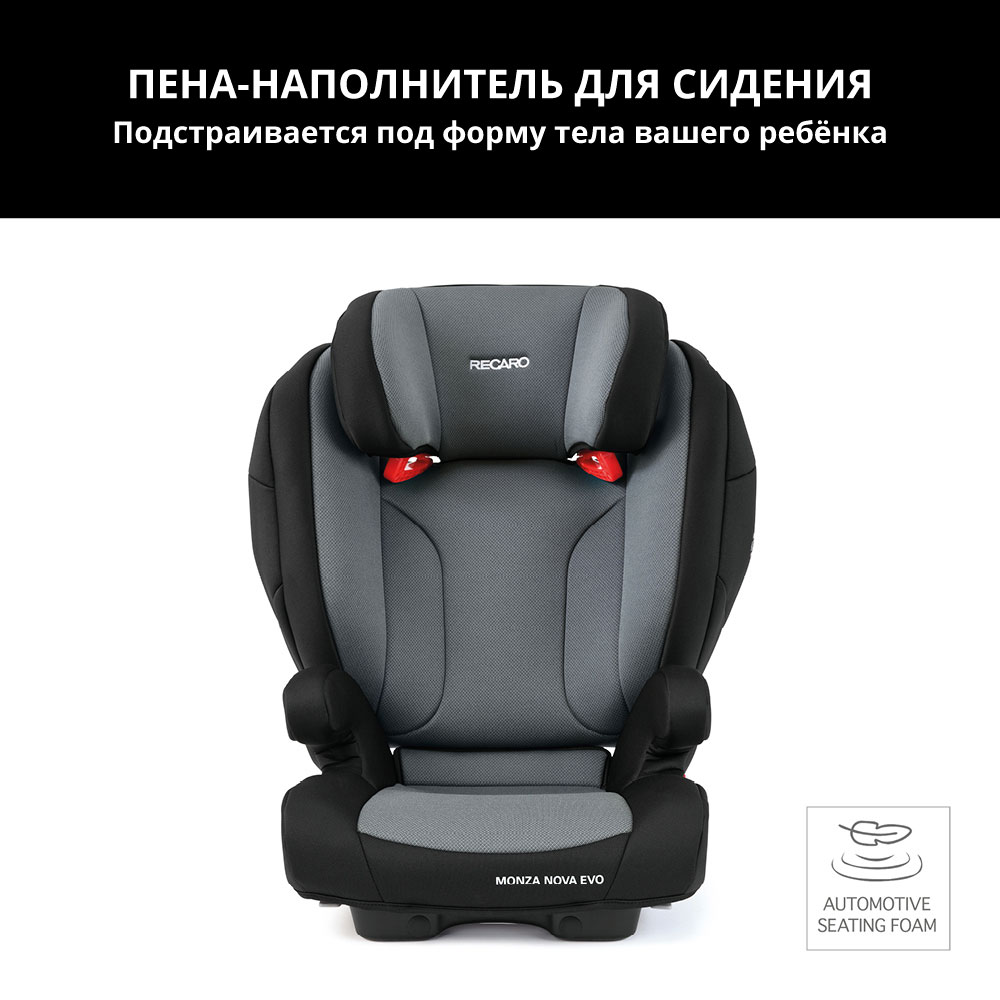 Автокресло Recaro Monza Nova Evo Seatfix Power berry 00088012220050 - фото 2