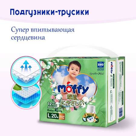 Трусики Moffy 20 шт. L