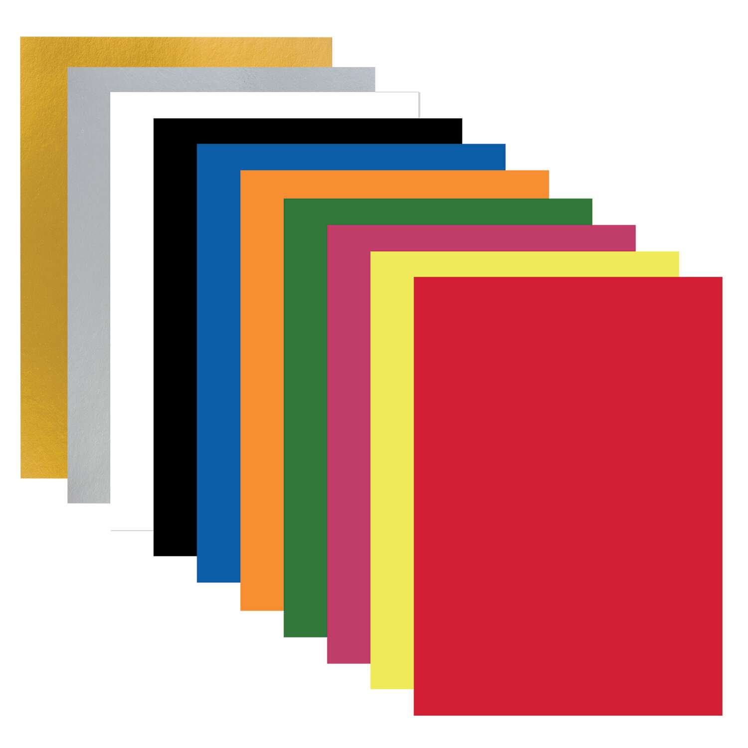 Картон цветной Brauberg формата А4 для творчества 20 листов 10 цветов - фото 5
