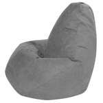 Кресло-мешок DreamBag Серый Велюр XL
