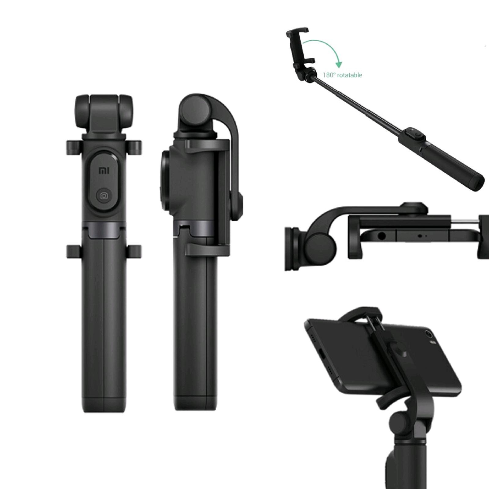 Монопод-трипод XIAOMI Mi Selfie Stick Tripod BT 20 - 70 см пульт ДУ черный - фото 2