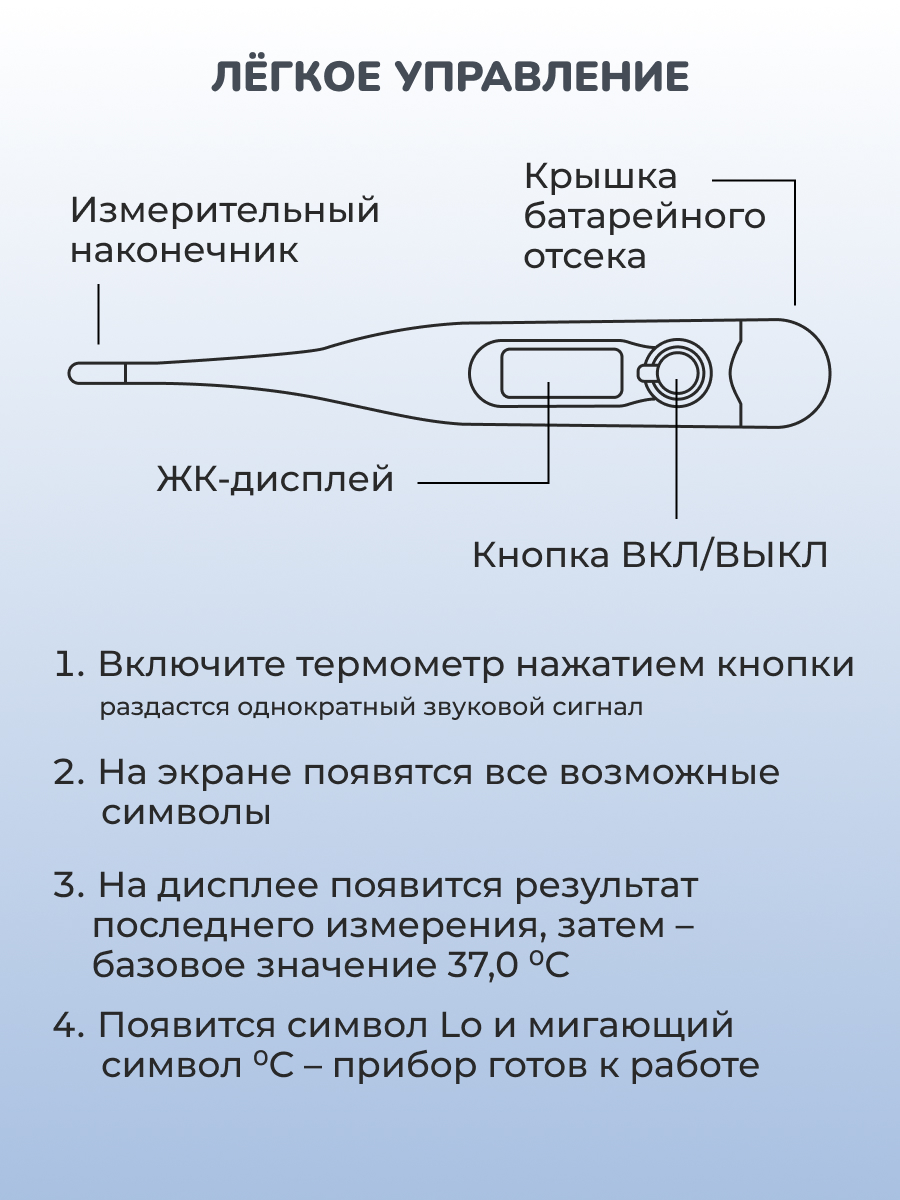 Термометр электронный CS MEDICA CS Medica KIDS CS-91 - фото 6