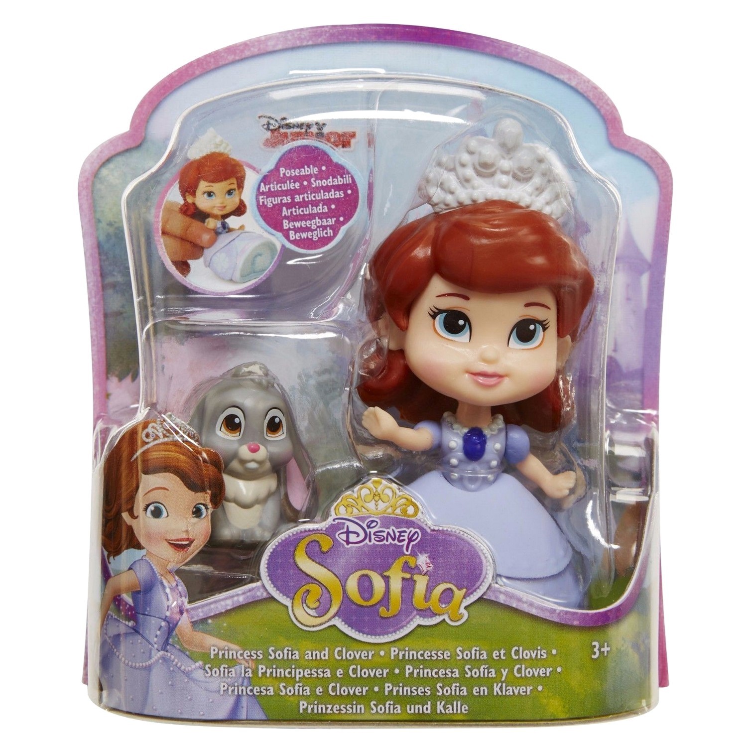 Набор игровой Jakks Pacific Disney София и Клевер 8 см 1151 - фото 4