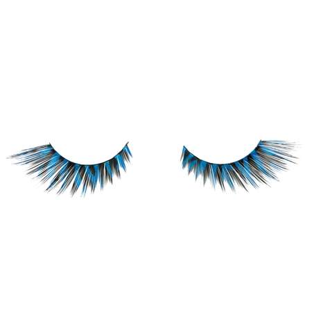 Накладные Ресницы Lukky Fresh Lash цветные Голубые полоски