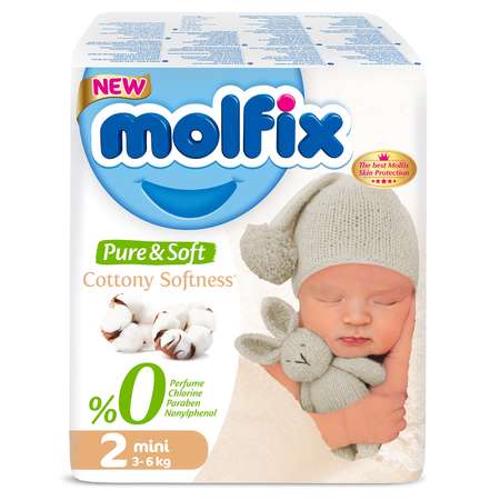 Подгузники Molfix 64 шт. S