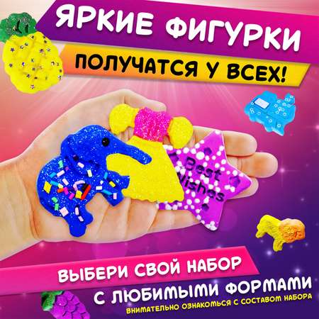 Набор для лепки MINI-TOYS Гигант XXL № 1 / легкий Пластилин 24 шт + плунжеры 8 шт