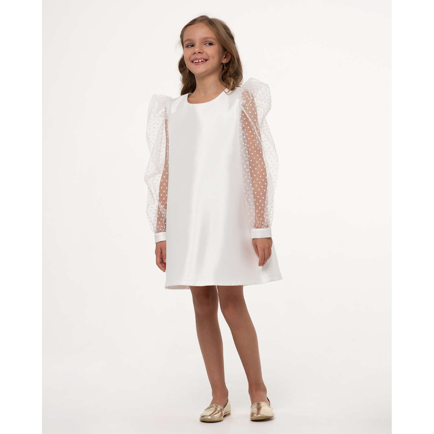 Платье LisaWeta D-008-22 белый - фото 1
