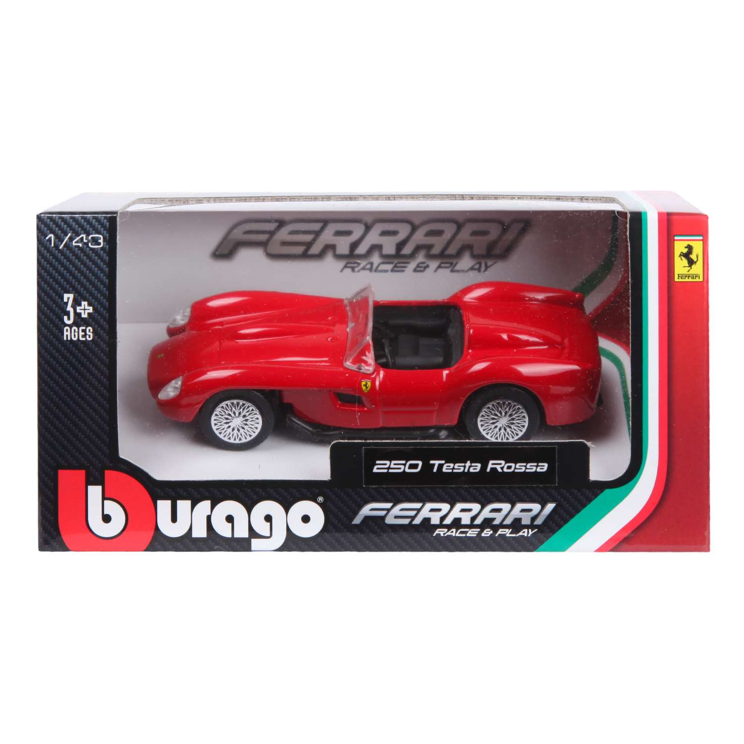 Машина BBurago 1:43 Ferrari Testarossa 18-31099W 18-31099W - фото 2