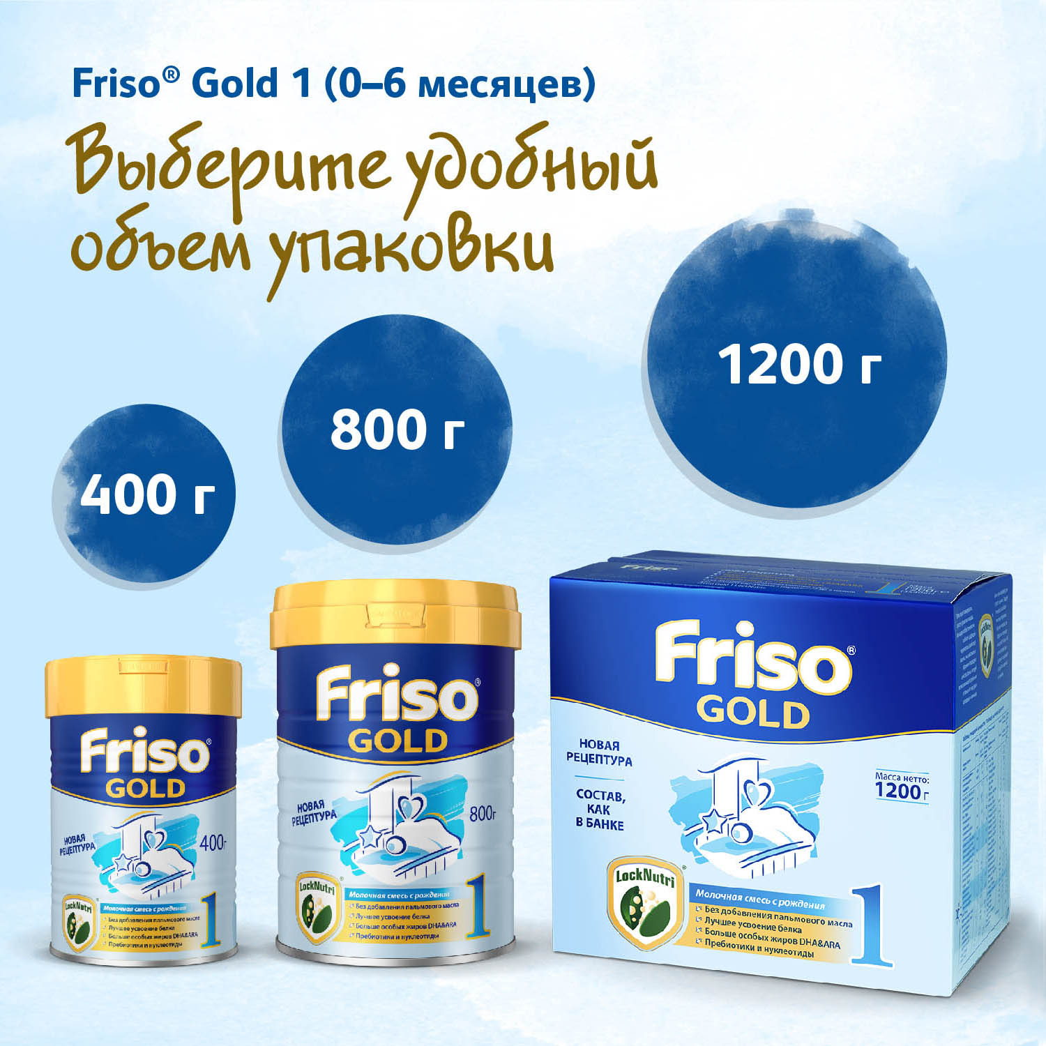 Смесь Friso Gold 1 LockNutri 1200г с 0месяцев - фото 11