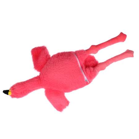 Игрушка мягкая МЕШОК ПОДАРКОВ Розовый фламинго обнимись 50 см