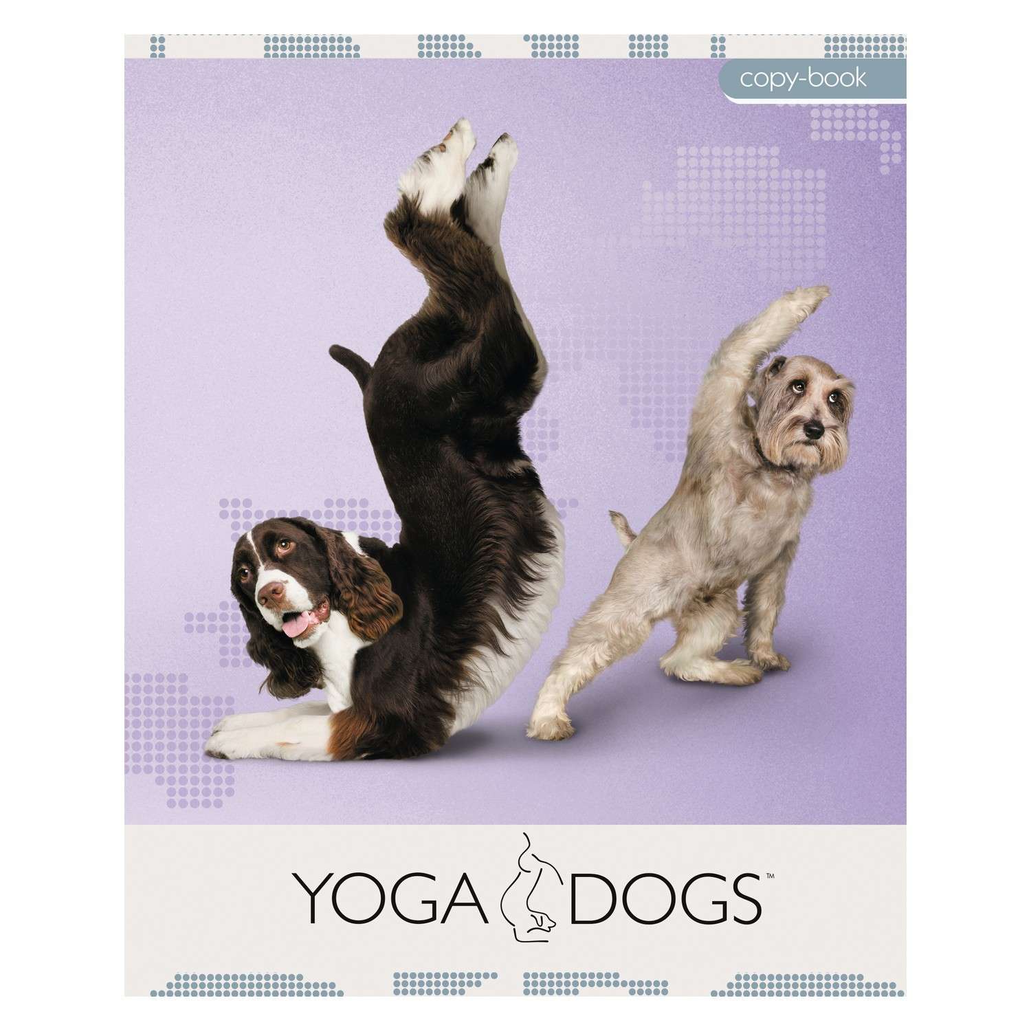 Тетрадь Академия Холдинг 96л клетка Yoga Dogs - фото 3