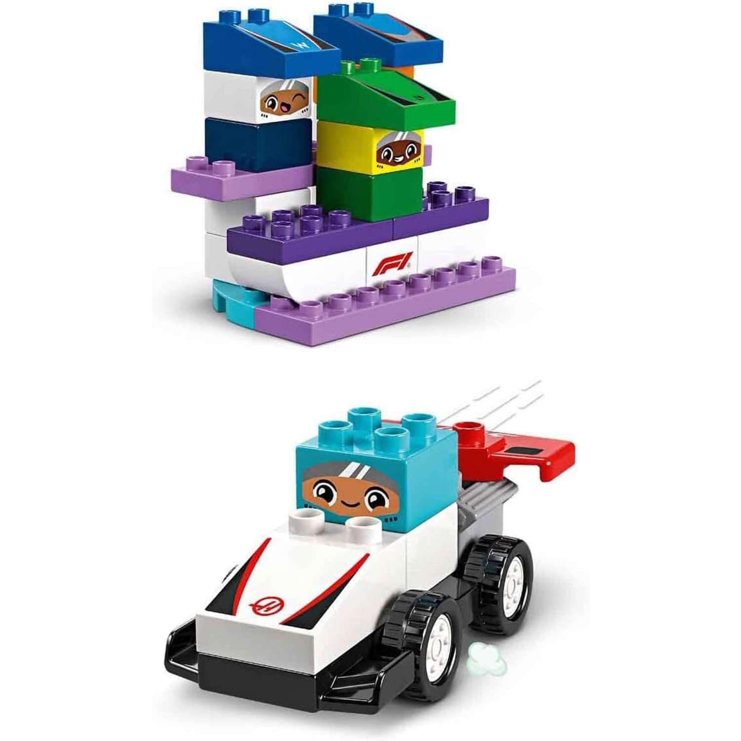 Конструктор LEGO Duplo Гоночные автомобили Формулы-1 10445 - фото 6