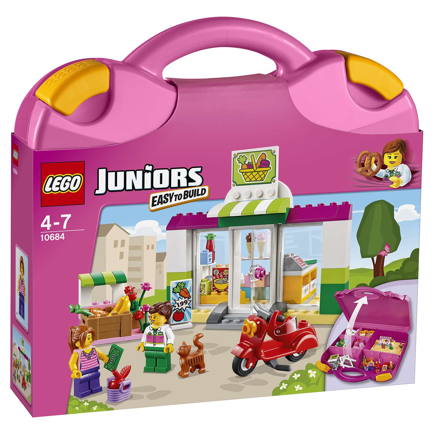 Конструктор LEGO Juniors Чемоданчик «Супермаркет» (10684) - фото 2