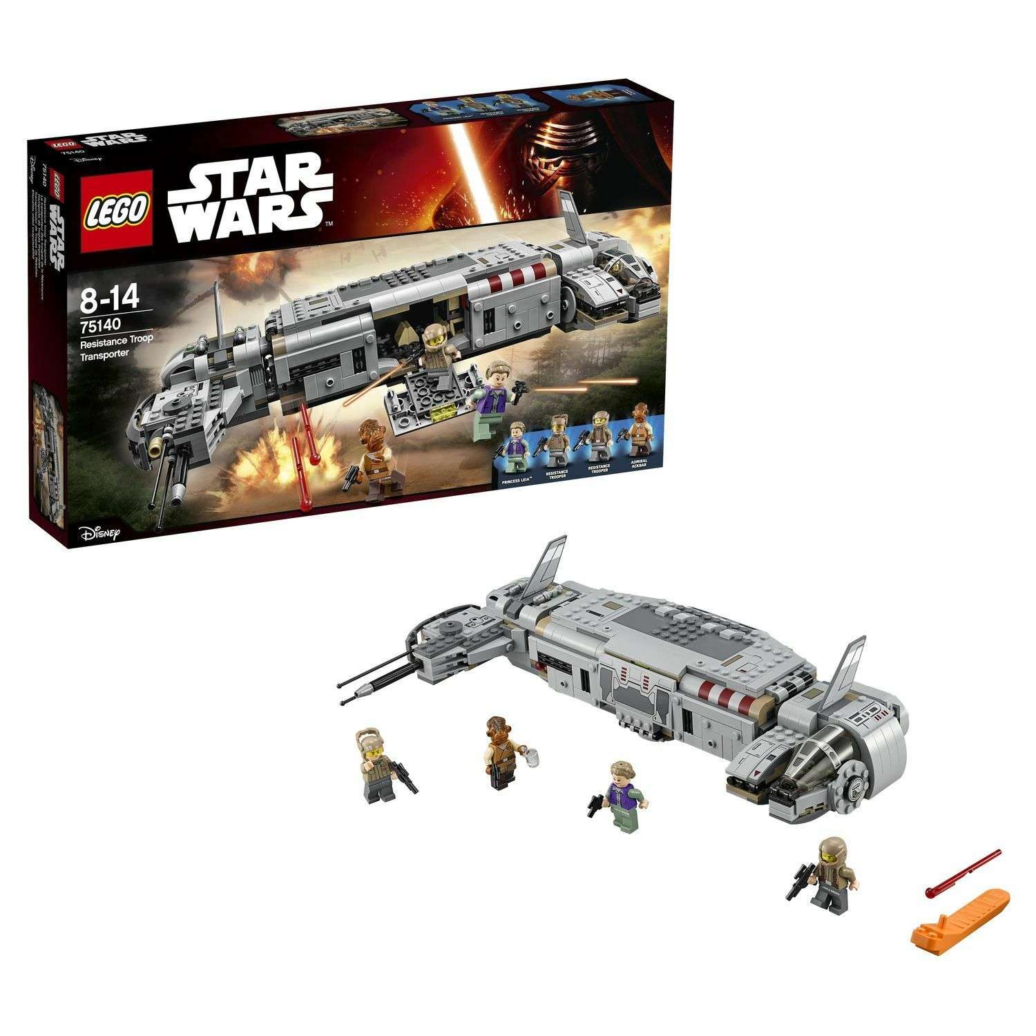 Конструктор LEGO Star Wars TM Военный транспорт Сопротивления™ (75140) - фото 1