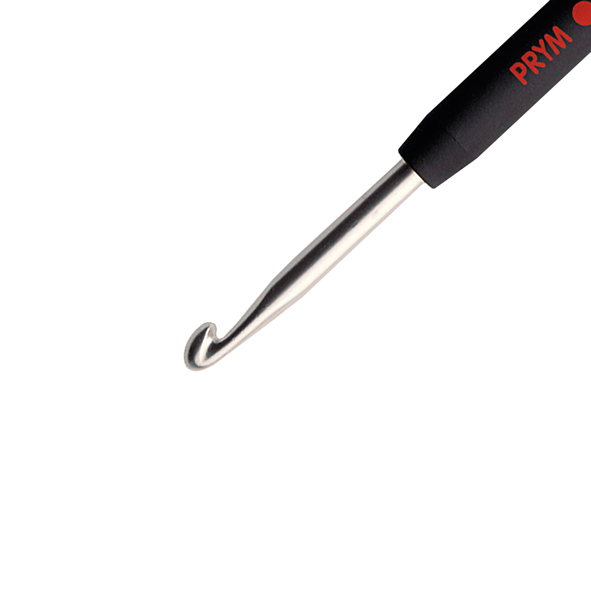 Крючок для вязания Prym SOFT с мягкой ручкой алюминиевый 5 мм 14 см 195178 - фото 6