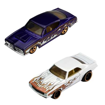 Набор машинок Hot Wheels Пламя масштабные 2шт GTT43