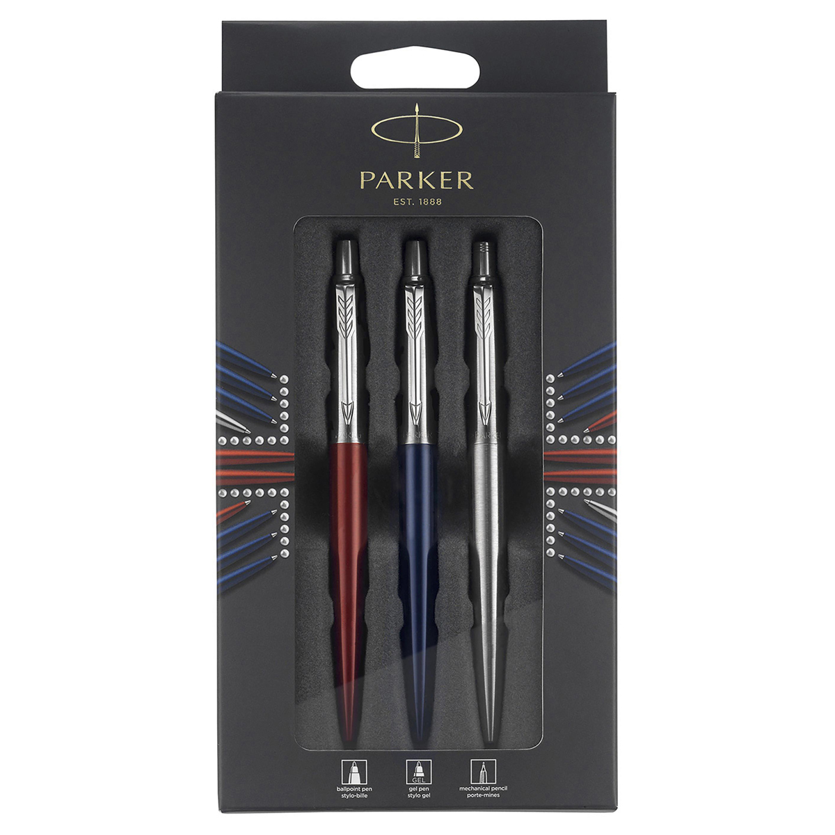 Набор PARKER Jotter London Trio шариковая ручка гелевая ручка механический карандаш - фото 6