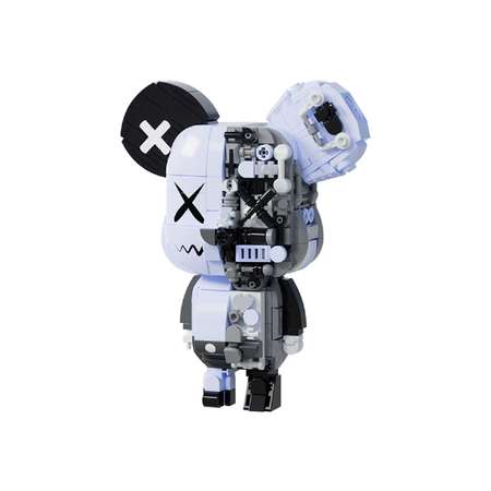 Конструктор JAKI Bearbrick Gamma grey