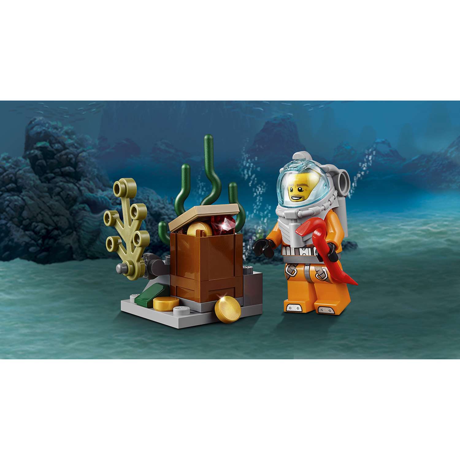 Конструктор LEGO City Deep Sea Explorers Набор для начинающих «Исследование морских глубин» (60091) - фото 5